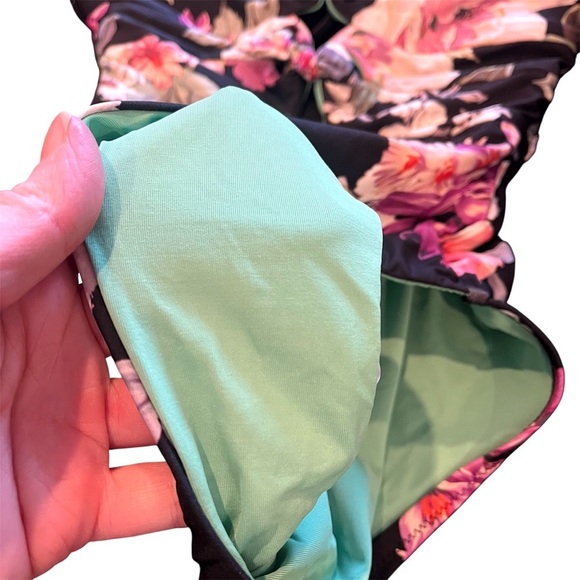 BECCA Spring Fling Floral Cut Out One Piece Swimsuit - Picture 8 of 10